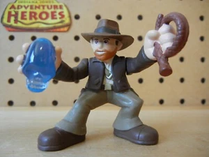 Indiana Jones Adventure Heroes INDY holding Crystal Skull & Whip from Wave 2 - Picture 1 of 3