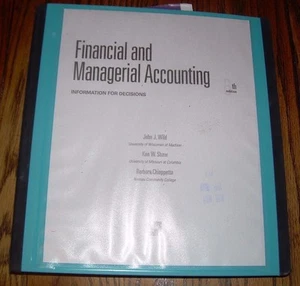 Financial and Managerial Accounting by Barbara Chiappetta, Ken Shaw and John... - Bild 1 von 6