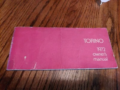 Vintage 1972 Ford Torino Owner's Manual — 第 1/2 张图片