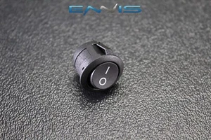 ROUND ROCKER SWITCH 3/4 ON OFF 6.5A 250V 13A 125V 2 PIN TOGGLE IBRRS - Picture 1 of 4