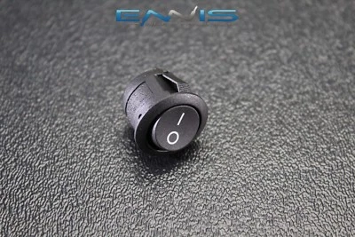 INTERRUPTOR BASCULANTE REDONDO 3/4 ENCENDIDO APAGADO 6.5A 250V 13A 125V PALANCA DE 2 PINES IBRRS Foto 1 de 4