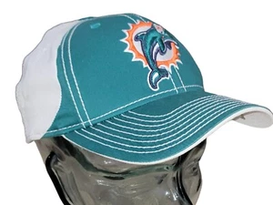 Gorra de béisbol ajustable con tirantes de los Miami Dolphins AFC East Reebok On Field - Imagen 1 de 17