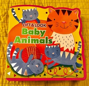 SOFT PLAY "Lift N Look" Baby Animal Toddler Age 2+ Puzzle Play Interactive Book - Picture 1 of 11