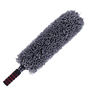 New Handle Microfiber Wheel Tire Rim Brush Washing Cleaner Tool Car Truck - Picture 1 of 2