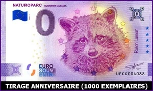 UECX / NATUROPARC / BILLET 0 € / NULL EURO-SCHEIN 2020-4* - Picture 1 of 1