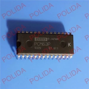 Convertidor de audio D/A de 1 pieza IC BURR-MARRÓN (BB) DIP-28 PCM63P-K PCM63PK 100 % genuino - Imagen 1 de 2