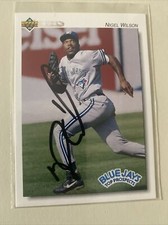 1992 Upper Deck Nigel Wilson Autograph Card