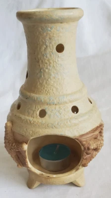Yankee Candle Footed Chiminea Tealight Nautical Starfish Luminary Cutout Burner - Image 1 of 4