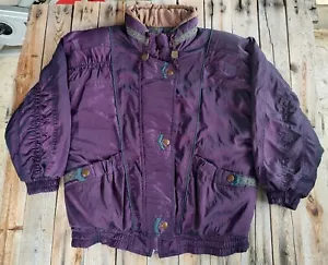 vintage '90s women's izzi ski puffer jacket women's size XL - Picture 1 of 7