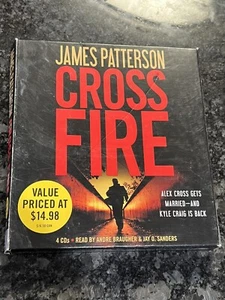 Audiobook~JAMES PATTERSON CROSSFIRE - Picture 1 of 4