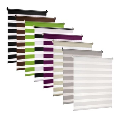 Doppelrollo Klemmfix ohne Bohren Duorollo Fenster Tür Klemmrollo Seitenzugrollo - Bild 1 von 4