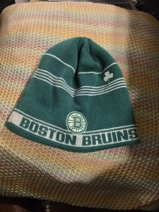 Boston Bruins Reebok Erwachsene Herren grün Beanie Wintermütze Mütze Nhl  - Bild 1 von 4
