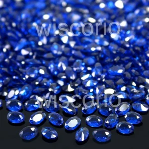 100 Pc Lot Natural D-Block Blue Tanzanite 3.5x2.5 MM Oval Cut Certified Gemstone - Picture 1 of 6