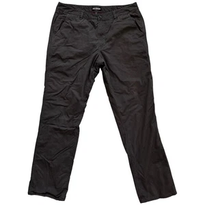 Alesbury 36x34 dunkelgrau gerades Bein Herren Hose mit kariertem Flanellfutter - Bild 1 von 9