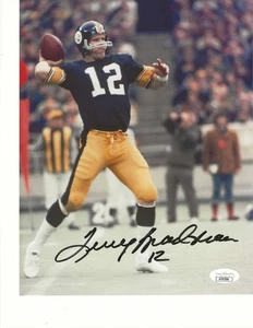 Foto 8x10 firmada por Terry Bradshaw Pittsburgh Steelers JSA - Imagen 1 de 1