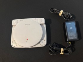 Sony PlayStation PS1 PSOne Console with LCD Screen & Carrying Case - Tested