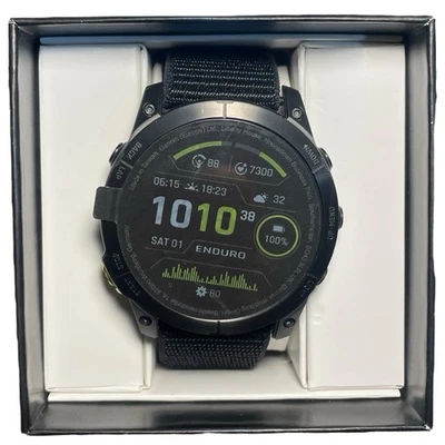Garmin Enduro 2 Ultraperformance Multisport GPS Watch, Sapphire Solar New OB - Image 1 of 4