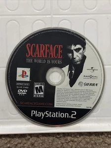 Scarface: Il mondo è tuo (Sony PlayStation 2, PS2) Disco SOLO testato e funziona - Foto 1 di 3