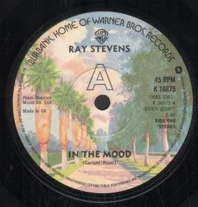 Ray Stevens In the Mood 7" vinyl UK Warner Bros 1977 A label design b/w - Image 1 of 1