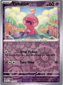 Tinkatink 101/193 Reverse Holo Common Paldea Evolved Pokemon NM - Picture 1 of 2