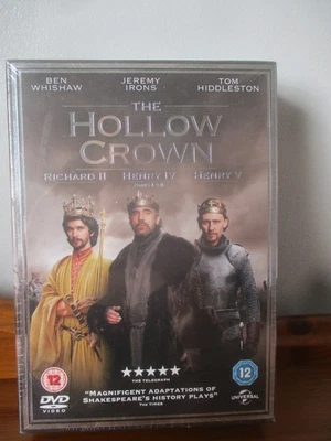 THE HOLLOW CROWN 4 DVD NEW SEALED RICHARD II HENRY IV & V+EXTRAS FREE TRACKED PO - Image 1 of 4
