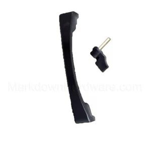 Pella Sliding Patio Door Handle w/ Thumb Lock - Right RH XO Interior - Black - Picture 1 of 4