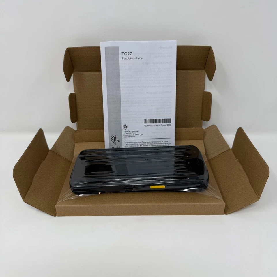 NOVO Scanner de Código de Barras Portátil Zebra TC27 Android WCMTA-T27B6ABC2-NA WiFi + Celular - Imagem 1 de 1