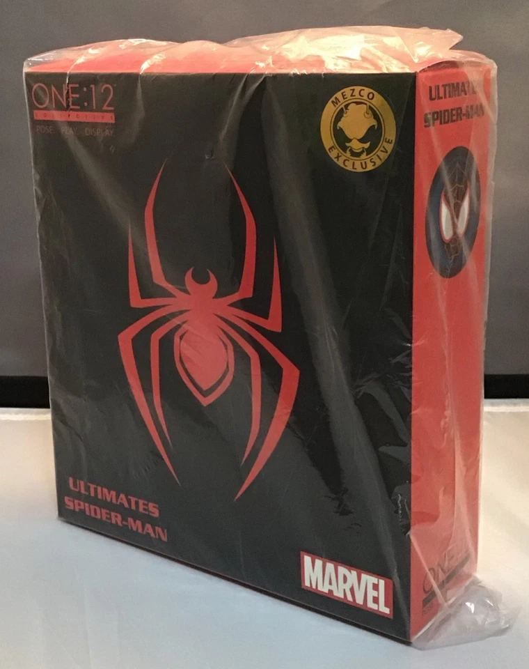 Mezco One: 12 Collective Marvel Ultimates Spider-Man SDCC 2017 MIB novo exclusivo - Imagem 1 de 1