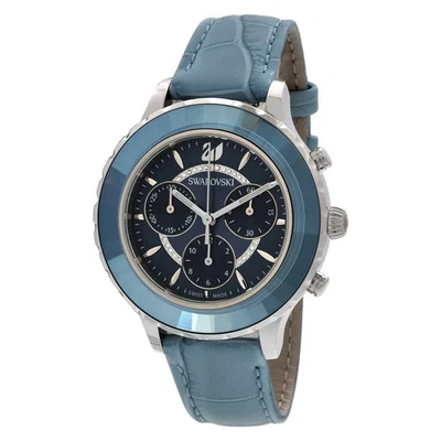 Swarovski Octea Lux Chrono Chronograph Quartz Blue Dial Ladies Watch 5580600 - Image 1 of 3