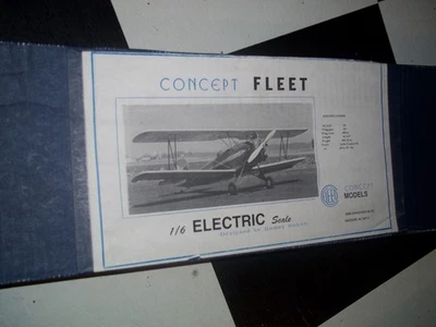 CONCEPT MODELS "FLOTA" HERMOSO KIT DE AVIÓN MODELO CONTROL REMOTO VINTAGE BONITO Foto 1 de 4