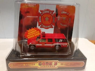 Code3 - 1/64 Boston Fire Department GMC  Suburban D9 Division Commander Model - Image 1 of 4