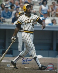 Autographed 8x10 AL OLIVER "71 WSC" Pittsburgh Pirates photo w/Show Ticket - Picture 1 of 1