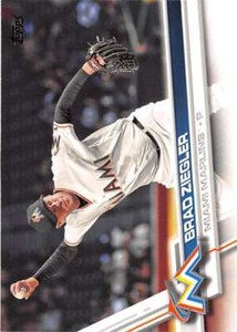 2017 Topps #538 Brad Ziegler NM-MT Marlins ID:1695