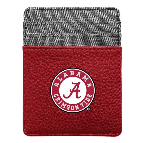Alabama Crimson Tide Wallet Pebble Front Pocket Wallet Cover