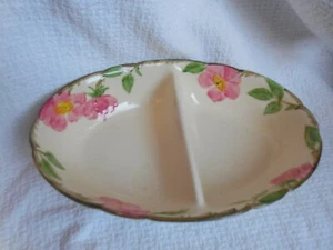 Franciscan Desert Rose: Divided Serving Bowl - - Picture 1 of 5