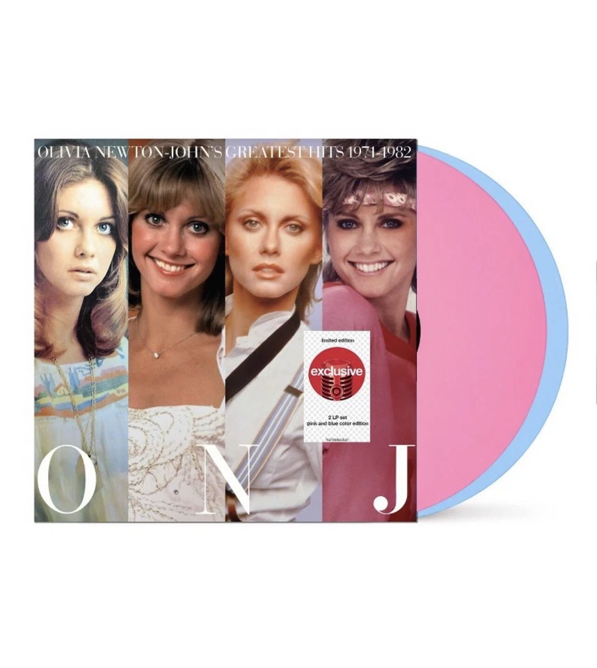 Olivia Newton-John: Greatest Hits 1971-1982 (TARGET, 2-LP Blue/Pink) New - Image 1 of 1
