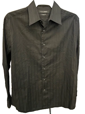 Camisa de vestir John Henry manga larga abotonada calce moderno talla grande Foto 1 de 3