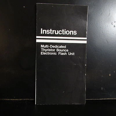 Focal DT-500S Instructions Multi - Dedicated Thyristor Flash Guide Manual O4014 - Image 1 of 2