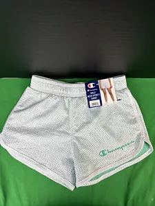 Champion Girls' Mesh Sporty Short Size 6/6X Bright White - Picture 1 of 2