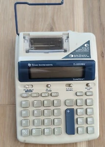 Texas Instruments TI-5032 Superview Printing Calculator, battery, No Power Cord - Picture 1 of 5