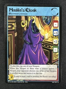Neopets Capa de Masila 48/150 Hannah y las cuevas de hielo armadura no holo rara - Imagen 1 de 2