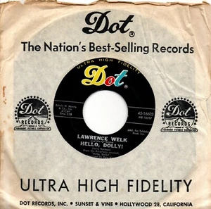 Lawrence Welk:Hello, dolly!/Clair de lune:US Dot:1964 - Picture 1 of 2