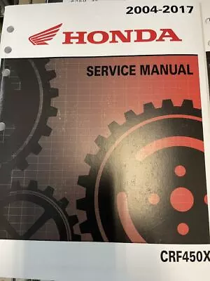 2004 2007 2009 2010 2014 2015 2016 2017 Honda CRF450X Servicio Reparación Manual - Imagen 1 de 3