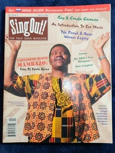 Sing Out! Vol 44 No 3 Ladysmith Black Mambazo The Folk Song Magazine Spring 2000 - Picture 1 of 6