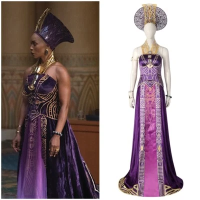 Черная пантера Ваканда навсегда Рамонда костюм косплей платье ручной работы - Изображение 1 из 4
