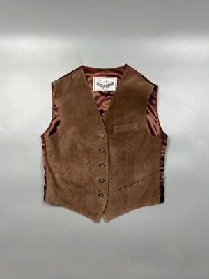 Women’s Thomas Burberry Vintage Suede Gilet Size M (Y0736) - Image 1 of 4