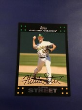 2007 Topps # 124 HUSTON STREET Oakland Athletics A's Set Break MINT 