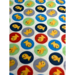 Joann Exclusive GOLDFISH Fleece Fabric 60"wide 3/4 yard sewing quilting crafts - Picture 1 of 6