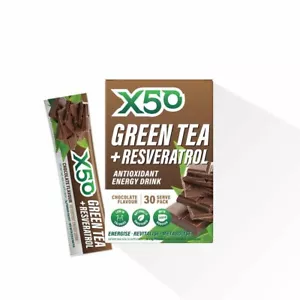X50 Green Tea + Resveratrol 30 Sachets - Picture 1 of 17