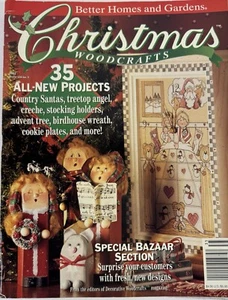 Christmas Woodcrafts Tole Painting 1993 Magazine 35 Projects - Picture 1 of 10